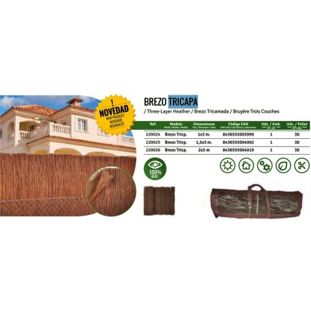 BREZO TRICAPA NOVARTIX DE 1,5x3m ref. 220025