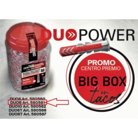 CUBO FISCHER BIG BOX DUOPOWER Ø08x40mm (400uds) ref. 580581