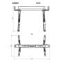 CABALLETE METABO MAB 82 (JUEGO 2uds) ref. 626990000