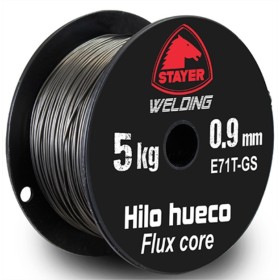 HILO SOLDADURA SIN GAS Ø0.9mm STAYER  ROLLO 5kg ref. 2.799