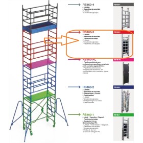 ANDAMIO FARAONE RÁPIDO SUPER 160 MÓDULO INTERMEDIO+PLATAFORMA ref. RS160-3