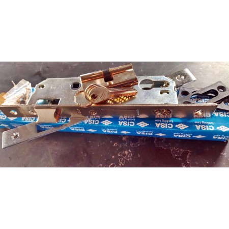 CERRADURA EMBUTIR CISA 44661.30.0 RESBALON Y PALANCA