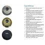 ESCUDO SEGURIDAD TESA E900 ACERO INOXIDABLE ref. E90026AI