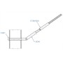 RÓTULA INOXIDABLE INDIA DE M6-M6 ref. ED05316