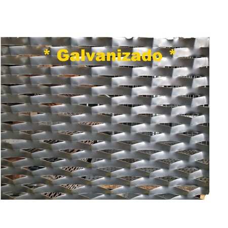 METAL DEPLOYE ARQUITECTURA 114X50/24X1,5 PIEZA DE 2000 X 1000 *GALVANIZADO*
