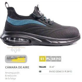 ZAPATO SAFETOP COMBIO FLEXIBLE CON CÁMARA DE AIRE TALLA 40