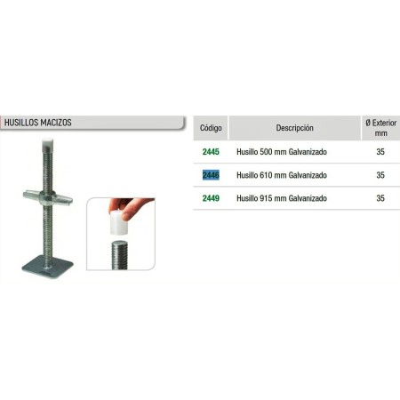 HUSILLO REGULADOR IMCOINSA PARA ANDAMIO ref. 2446