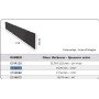 BARANDILLA ATENEA-GOMA DE CUÑA PARA CRISTAL 8+8mm ref. E194074