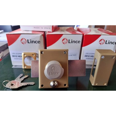 CERROJO LINCE MOD. 3910-HE-AIBC IBERDROLA "IBC" bombillo de 70mm