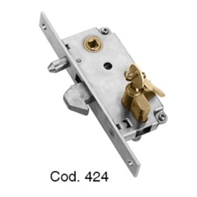 CERRADURA DE GANCHO PARA PUERTA CORREDERA DE 30mm CON BOMBILLO  rf.424