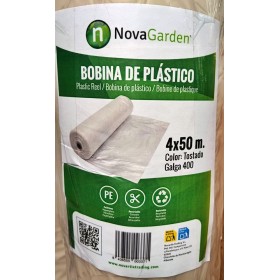 BOBINA DE PLÁSTICO NOVARTIX GALGA 400 de 4x50m (20kg).
