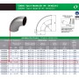 CURVA DE 90º NORMA 3 DE Ø48.3mm-1" y 1/2"