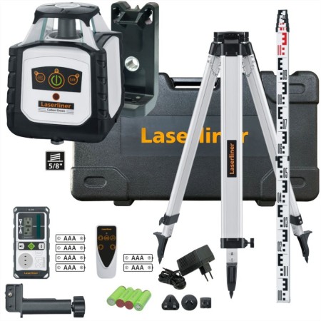 NIVEL LÁSER LASERLINER ROTATIVO CUBUS 210 S SET 150cm ref. 052.305A