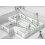 NIVEL LÁSER LASERLINER ROTATIVO CUBUS 210 S SET 150cm ref. 052.305A