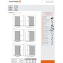 DUCASSE KIT DN-50 RIEL OCULTO/PUERTA INVISIBLE 50Kg/1,20m