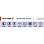 DUCASSE KIT DN-50 RIEL OCULTO/PUERTA INVISIBLE 50Kg/1,20m