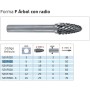 FRESA ROTATIVA GILLCUT ÁRBOL CON RADIO Ø6mm ref. 52VF400