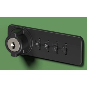 CERRADURA DE TAQUILLA MERONI 1051U COLOR NEGRO