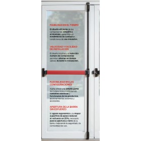 ANTIPÁNICO CISA ALPHA TOUCH DE 2-PUNTOS DE 840mm ref. 5M816.10