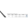 PLETINA PUNZONADA ARTEFERRO 40x8x2000mm ROMBO 16x16 ref. 1853/94