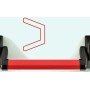 ANTIPANICO BARRA OVAL ROJA DE 1200mm