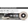 DISCO DE LAMINAS PARA PULIDO GRINDING Ø115X22mm ref. 8110.143