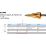 BROCA ESCALONADA GILLCUT HSS TIN HELICOIDAL Ø4-20mm ref. 63793420