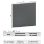 PANEL PRIVACY ARTEFERRO SHIELD 900x1100mm ref. F119710141