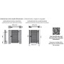 PUERTA DECOR ARTEFERRO SHIELD 1043x1500mm HOJA+ PILARES