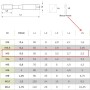 MACHO MAQUINA GILLCUT HSS-CO PASANTE(B) DIN 371 M-3 ref. 48ZG20603050