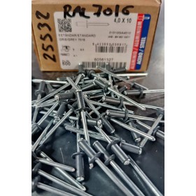 REMACHE BRALO GRIS RAL 7016 Ø4x10mm (500uds) ref. 01010GA4010