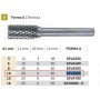 FRESA ROTATIVA GILLCUT CILÍNDRICA Ø10mm ref. 52VA600