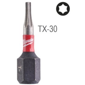 PUNTA ATORNILLAR MILWAUKEE TORX TX30x25mm (25uds) ref. 4932430886