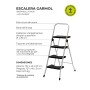TABURETE GARMOL/VERVI BARANDILLA BAJA 4 peldaños ref. 8427080097614