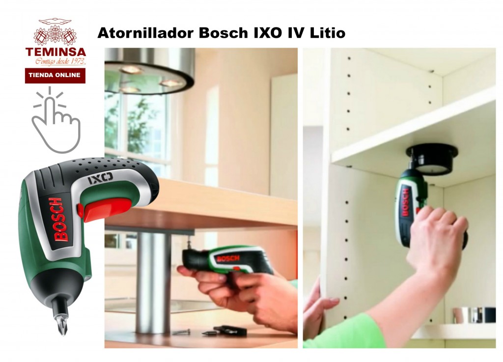 Atornillador Bosch IXO IV Litio Teminsa Tienda Online