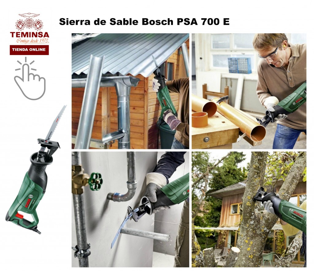 Sierra de Sable Bosch PSA 700 E Teminsa Tienda Online