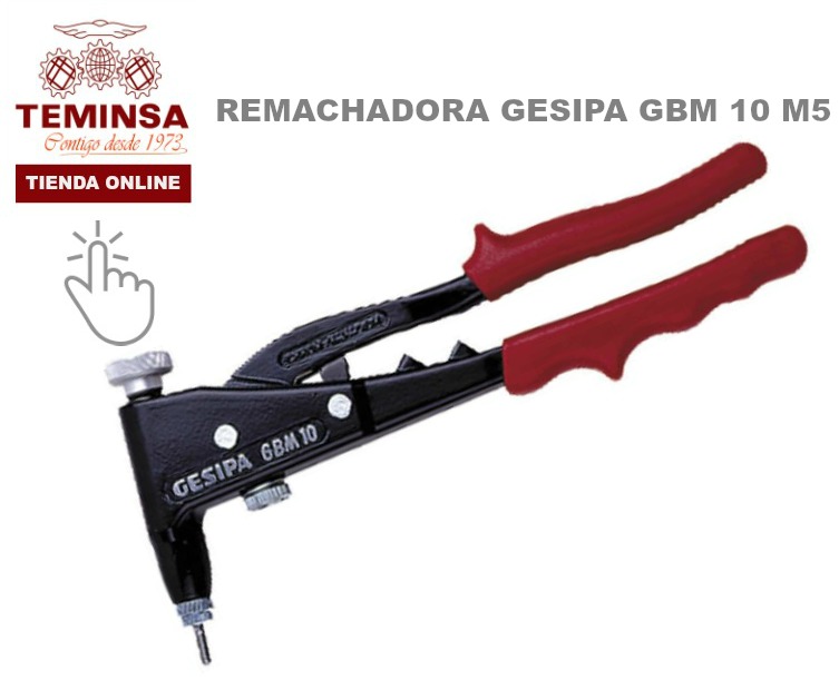 GESIPA GBM 10 REMACHADORA TUERCAS