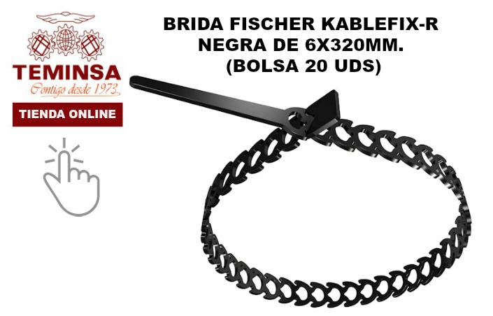 Brida Fischer KableFix-R Negra Teminsa Tienda Online
