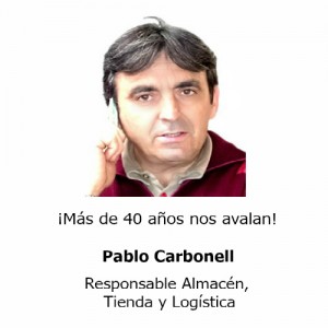 Pablo Carbonell Responsable Almacén, Tienda y Logistica Teminsa Tmi