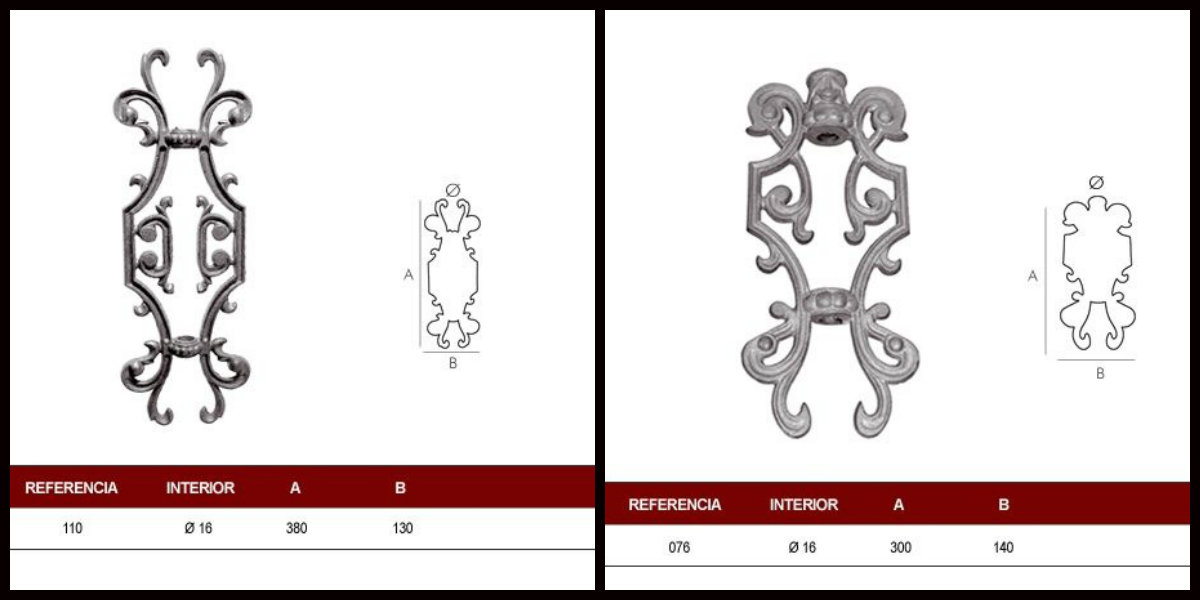 Comprar adornos de forja y fundición en Madrid