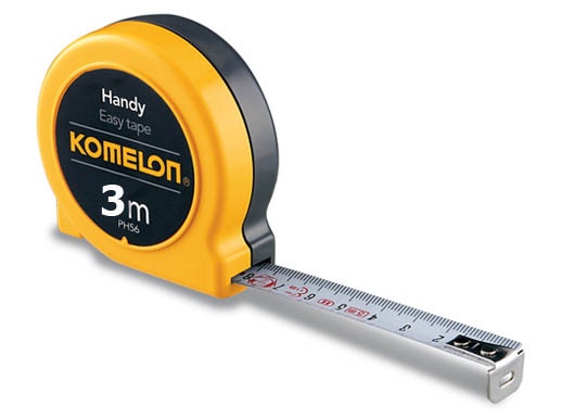 Flexometro komelon 5.00 mts ancho cinta 25mm. Magnetico 2c maggrip md55