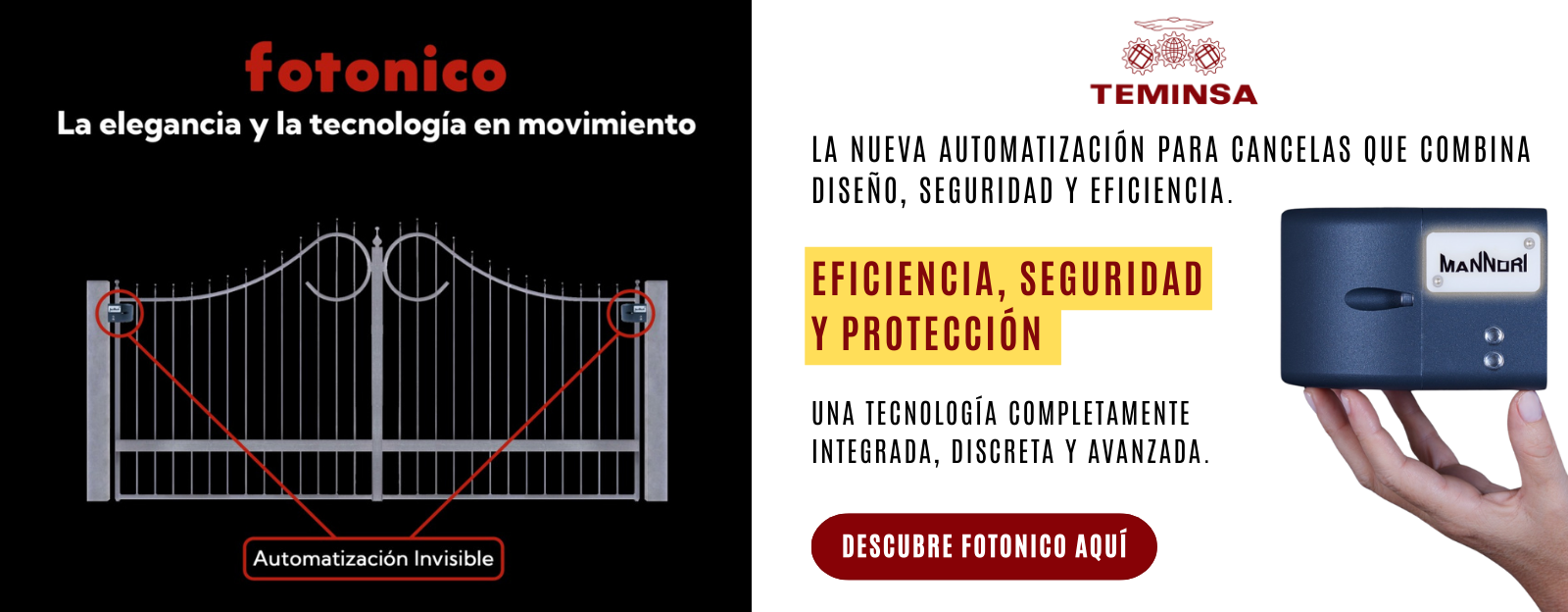 Kit puertas abatibles Fotónico