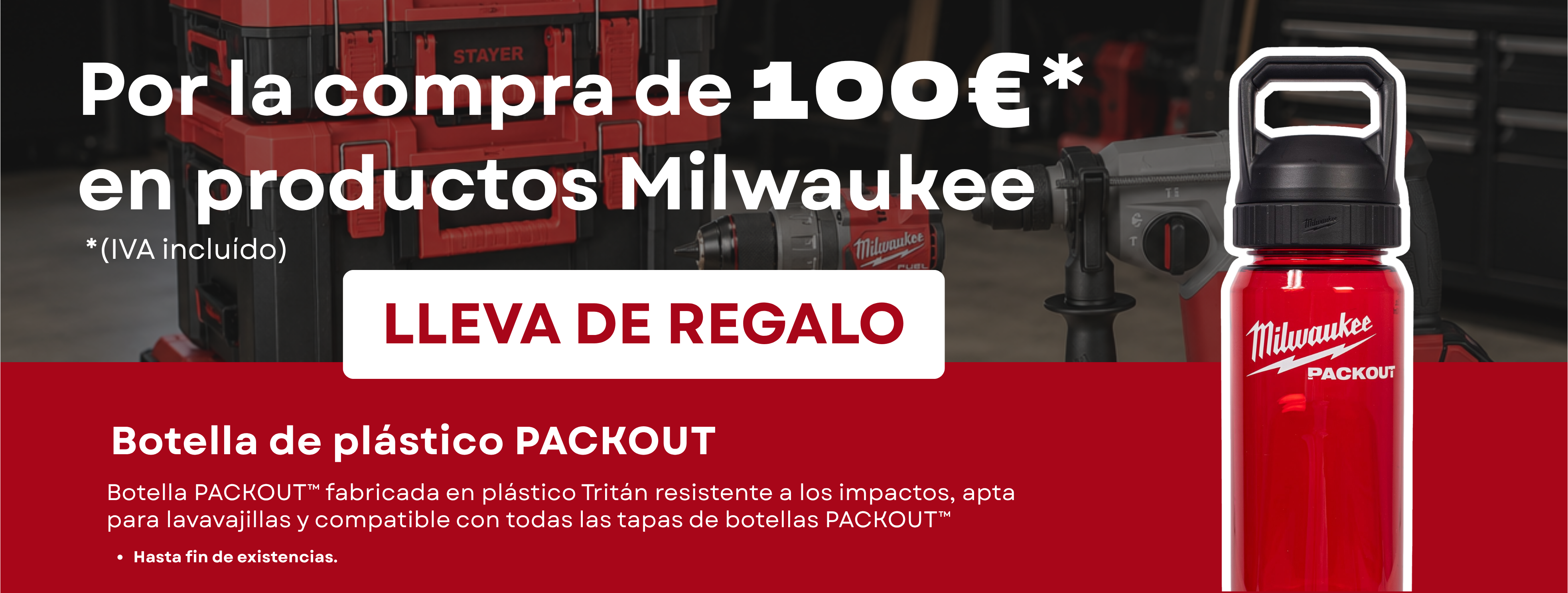 PROMO VERANO 2026 BOTELLA MILWAUKEE